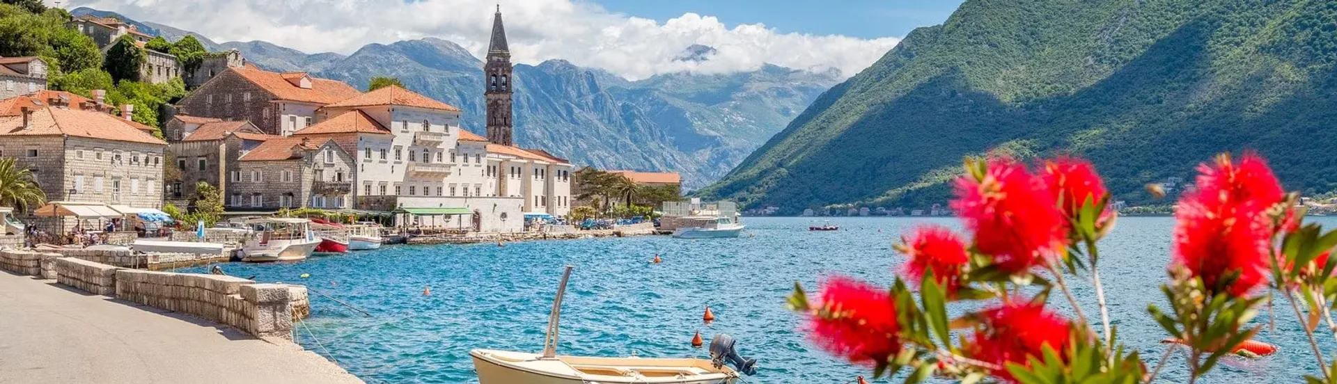 Perast on the Bay of Kotor, Montenegro